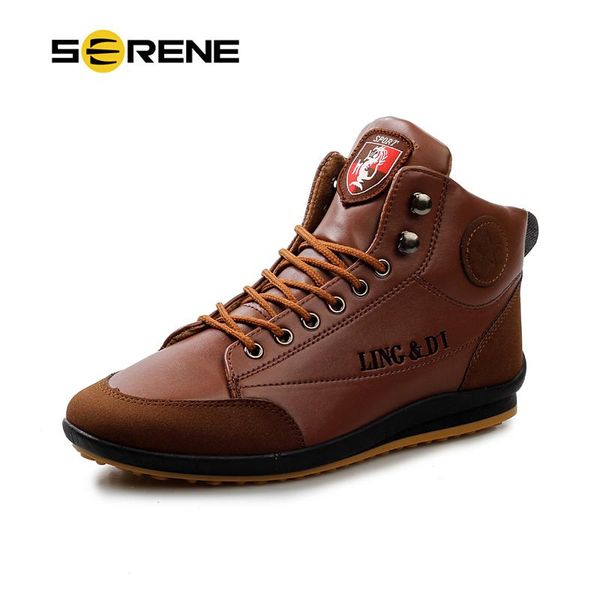 serene brand men's winter boots man drive shoes mens ankle leather boot men male sneakers warm quality classic casual snow bot, Black
serene brand men's winter boots man drive shoes mens ankle leather boot men male sneakers warm quality classic casual snow bot, Black