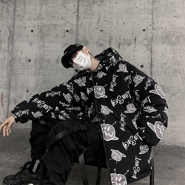 2021 new men's thicken parkas graphic printed man hooded coats korean streetwear woman fashion warm parka clothing i4bo, Black;brown
2021 new men's thicken parkas graphic printed man hooded coats korean streetwear woman fashion warm parka clothing i4bo, Black;brown