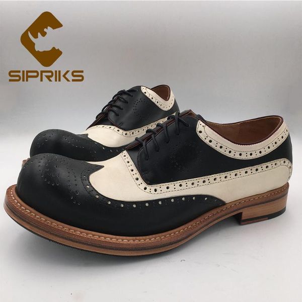 sipriks мужская черный белый теленок кожи броги vintage wingtip платье обувь круглый toe шитье фальцовые oxfords blake официально костюм, Black
sipriks мужская черный белый теленок кожи броги vintage wingtip платье обувь круглый toe шитье фальцовые oxfords blake официально костюм, Black