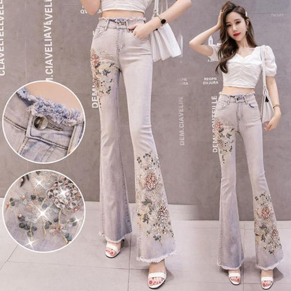micro- jeans high waist new slim slimming light color heavy work beaded embroidered sequins wide leg flared pants1, Blue
micro- jeans high waist new slim slimming light color heavy work beaded embroidered sequins wide leg flared pants1, Blue