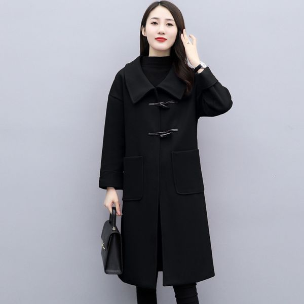 korean-style women's 2021 jacket loosed red for autumn/winter new wool coat ag77, Black
korean-style women's 2021 jacket loosed red for autumn/winter new wool coat ag77, Black