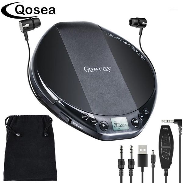qosea portable cd player hifi with headphones walkman player shockproof anti-skip personal lcd display luxuxy music disc1
qosea portable cd player hifi with headphones walkman player shockproof anti-skip personal lcd display luxuxy music disc1