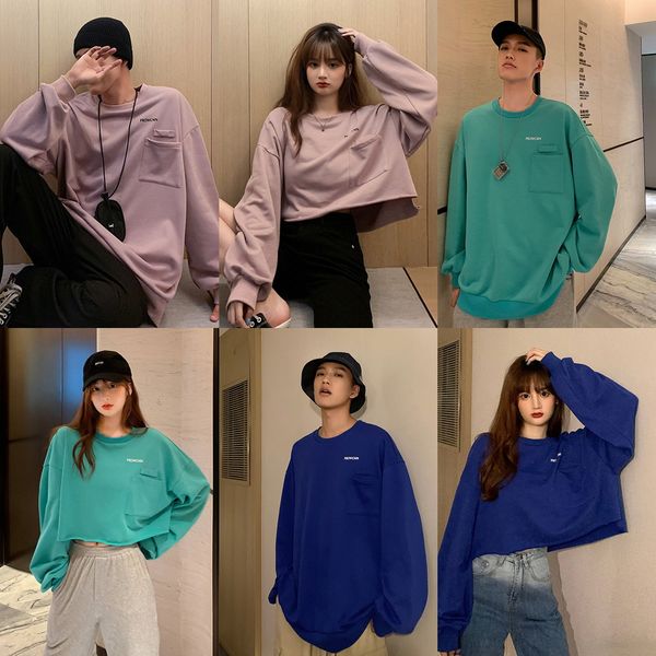 autumn korean 2020 new loversloose and playful short letter printed sweater long sleeve sweater women's lqkse, White;black
autumn korean 2020 new loversloose and playful short letter printed sweater long sleeve sweater women's lqkse, White;black