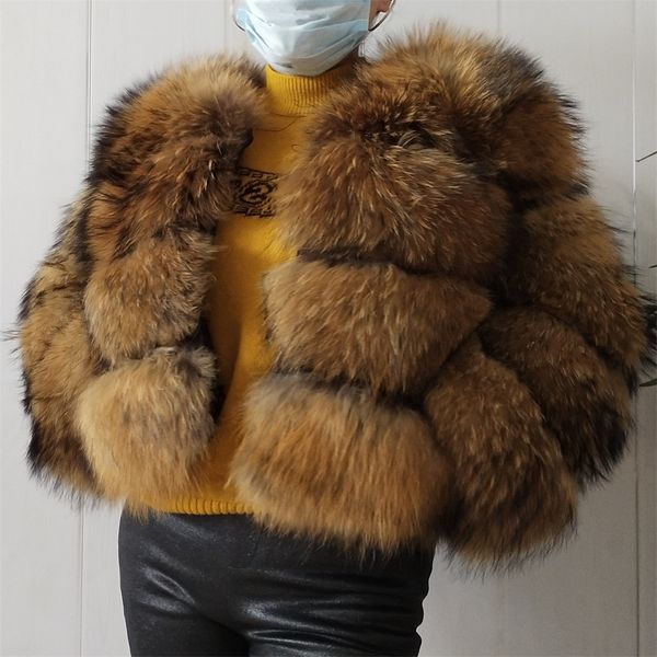 coat women real winter fur silver sleeve raccoon natural fox length 50 cm detachable knccn, Black
coat women real winter fur silver sleeve raccoon natural fox length 50 cm detachable knccn, Black