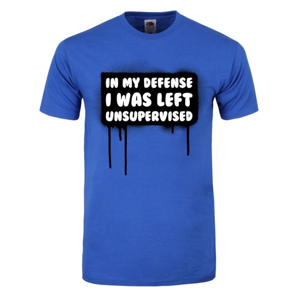 in my defence i was left unsupervised men's blue t-shirt novelty cool men's short sleeve t shirt sport hooded sweatshirt hoodie
in my defence i was left unsupervised men's blue t-shirt novelty cool men's short sleeve t shirt sport hooded sweatshirt hoodie