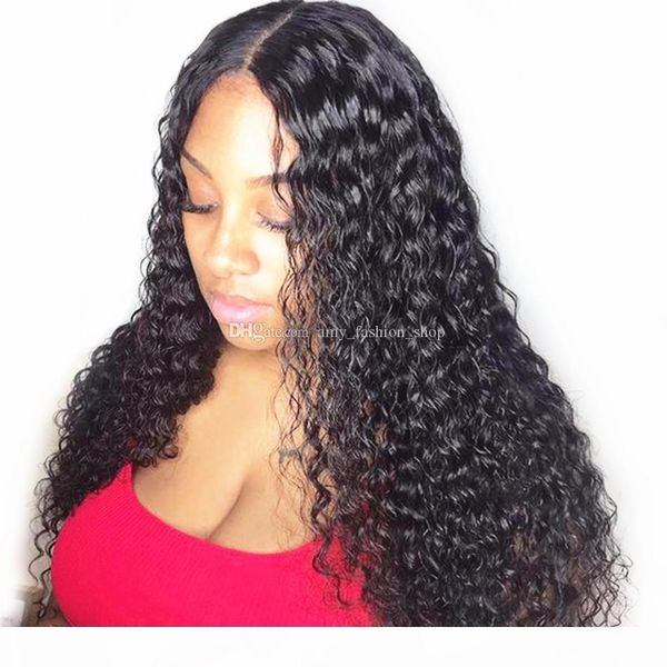 kinky curly silk base lace wig middle part human hair wigs with baby hair curly brazilian remy hair wig 180% density, Black;brown
kinky curly silk base lace wig middle part human hair wigs with baby hair curly brazilian remy hair wig 180% density, Black;brown