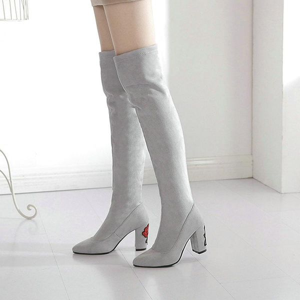 autumn women slim over the knee boots high heels square root winter boots ladies long winter shoes elastic sleeve, Black
autumn women slim over the knee boots high heels square root winter boots ladies long winter shoes elastic sleeve, Black