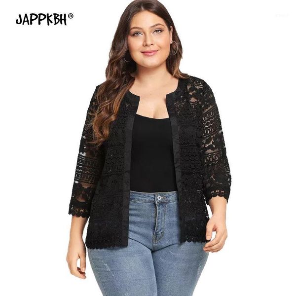 spring coat women 2020 casual plus size slim black white lace jacket female fashion long sleeve cardigans outwear chaqueta mujer1, Black;brown
spring coat women 2020 casual plus size slim black white lace jacket female fashion long sleeve cardigans outwear chaqueta mujer1, Black;brown