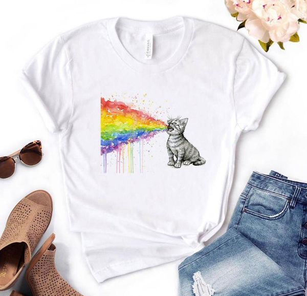 kitten cat puking rainbow print women tshirt cotton casual funny t shirt gift for lady yong girl tee pm-133, White
kitten cat puking rainbow print women tshirt cotton casual funny t shirt gift for lady yong girl tee pm-133, White