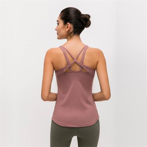 yoga outfits naked feel training vest sleeveless gym shirts women bare padded slim fit workout fitness tank 1, White;red
yoga outfits naked feel training vest sleeveless gym shirts women bare padded slim fit workout fitness tank 1, White;red