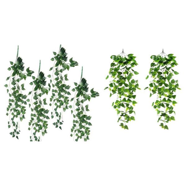 6 pcs artificial ivy leaf garland fake plants vine hanging green leaves ivy garland wall decoration party wedding vines
6 pcs artificial ivy leaf garland fake plants vine hanging green leaves ivy garland wall decoration party wedding vines
