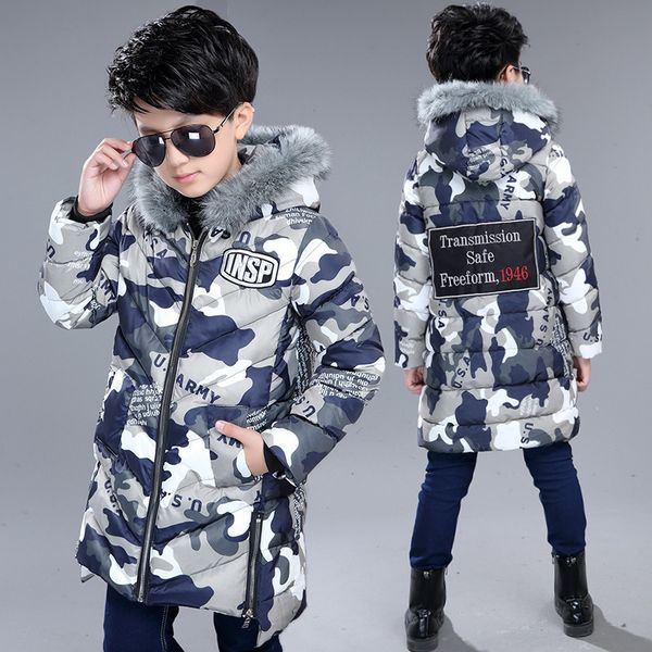 boys 5-16y hooded children's down jacket cold winter coat fur collar 201126, Blue;gray
boys 5-16y hooded children's down jacket cold winter coat fur collar 201126, Blue;gray