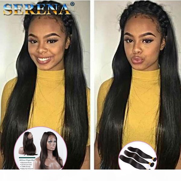 360 lace frontal closure with bundles brazilian human hair lace frontal weave straight closure extension 360 closure human hair with frontal, Black;brown
360 lace frontal closure with bundles brazilian human hair lace frontal weave straight closure extension 360 closure human hair with frontal, Black;brown