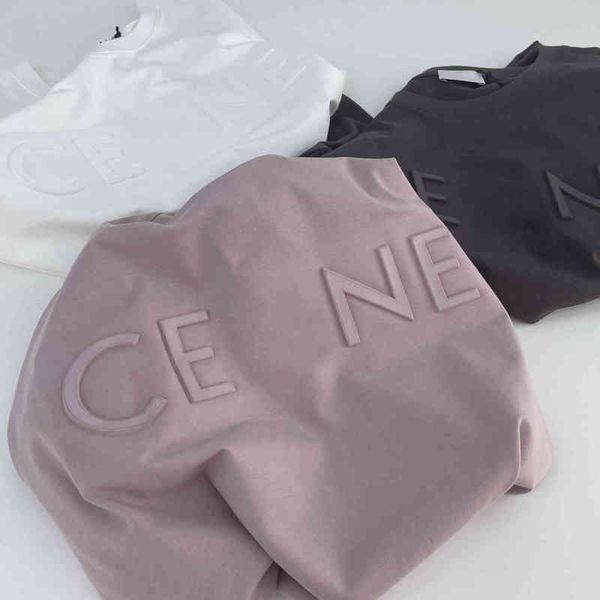 2022 factory wholesale new ce + steel three dimensional letter printing loose casual sports men's and women's short sleeve t-shirt, White
2022 factory wholesale new ce + steel three dimensional letter printing loose casual sports men's and women's short sleeve t-shirt, White
