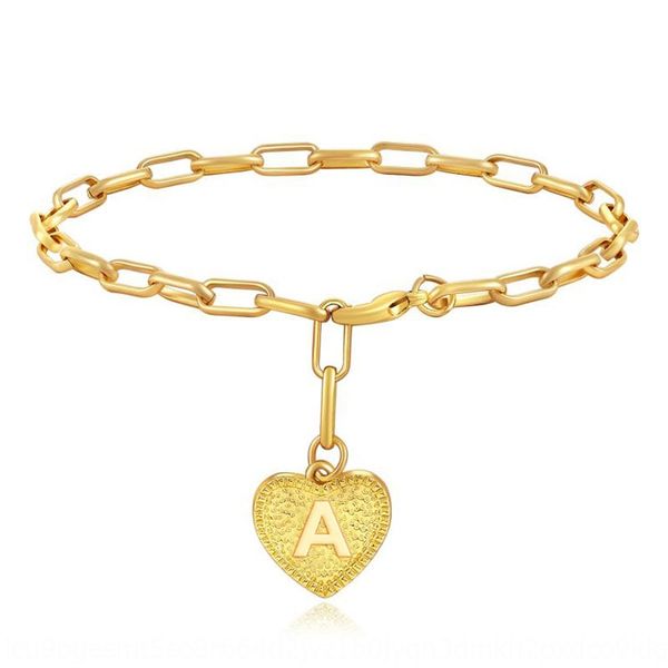 new style 26 letter braceletbracelet braceletbracelet female love heart shape peach heart hand jewelry copper chain couple creativity a to z, Golden;silver
new style 26 letter braceletbracelet braceletbracelet female love heart shape peach heart hand jewelry copper chain couple creativity a to z, Golden;silver