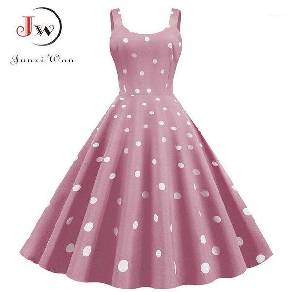plus size party dress women polka dot print elegant summer a line rockabilly vintage midi dresses sukienki robe femme1, Black;gray 
plus size party dress women polka dot print elegant summer a line rockabilly vintage midi dresses sukienki robe femme1, Black;gray