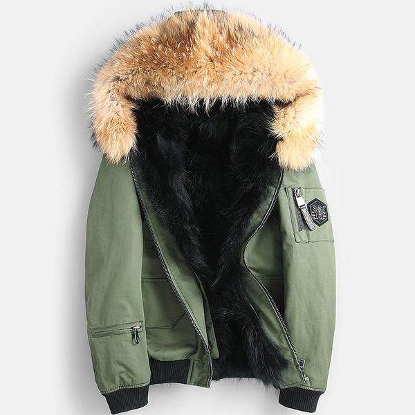 real fur coat men raccoon fur liner winter coat men real parka for mens clothing short jacket plus size casaco yy8661, Black
real fur coat men raccoon fur liner winter coat men real parka for mens clothing short jacket plus size casaco yy8661, Black