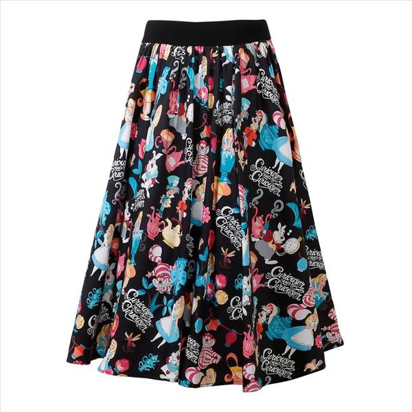 candow look 2021 vintage inspired clothes women elastic high waist skirt saias faldas alice print pleated skirts, Black
candow look 2021 vintage inspired clothes women elastic high waist skirt saias faldas alice print pleated skirts, Black