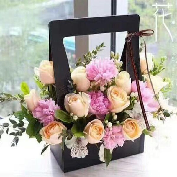 23.5x12x34.5cm portable flower box packaging flower basket gifts folding paper box florist supplies1
23.5x12x34.5cm portable flower box packaging flower basket gifts folding paper box florist supplies1