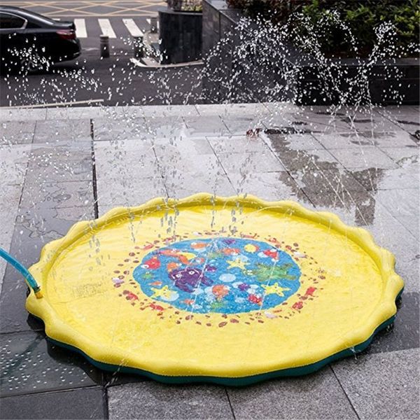 sprinkle & splash play mat toy for outdoor swimming beach lawn inflatable sprinkler pad baby children kids y200728
sprinkle & splash play mat toy for outdoor swimming beach lawn inflatable sprinkler pad baby children kids y200728
