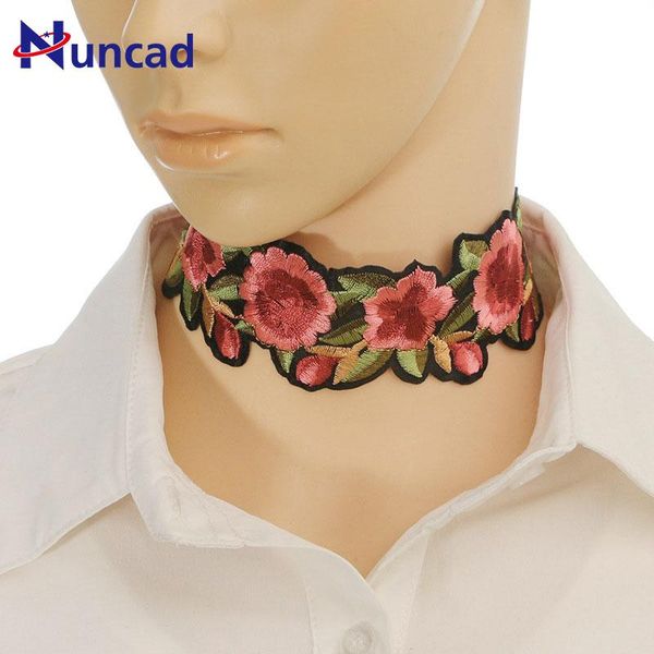 new red flower embroidery choker necklace for women steampunk necklaces tattoo jewelry collar, Golden;silver
new red flower embroidery choker necklace for women steampunk necklaces tattoo jewelry collar, Golden;silver