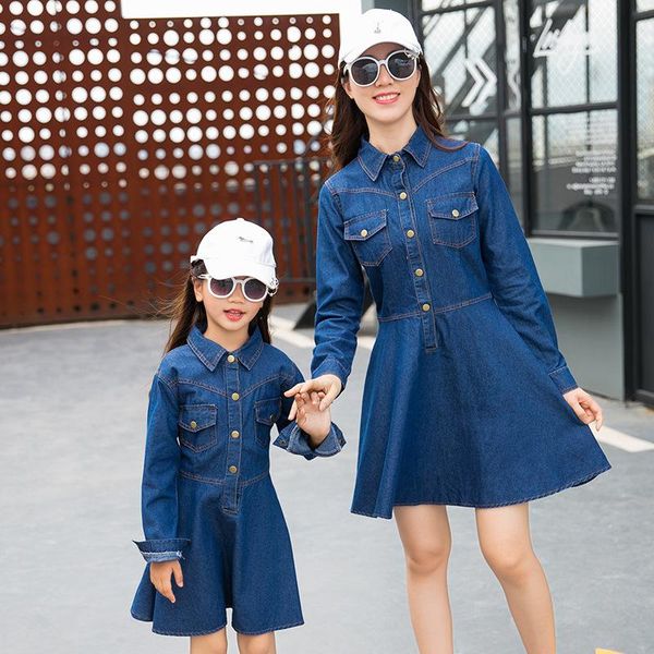 мать и дочь одежда family look рождество семьи одежда осень платье 2020 новой оригинал джинсовой рубашки, Blue
мать и дочь одежда family look рождество семьи одежда осень платье 2020 новой оригинал джинсовой рубашки, Blue