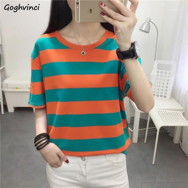 women's t-shirt t-shirts women striped o-neck casual chic short sleeve tees womens loose retro ins t shirts female harajuku fashion1, White
women's t-shirt t-shirts women striped o-neck casual chic short sleeve tees womens loose retro ins t shirts female harajuku fashion1, White