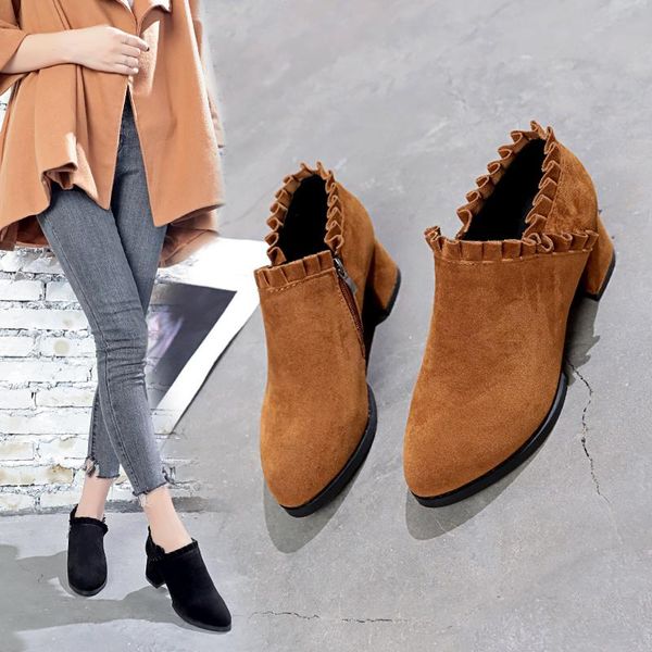 round toe winter boots lady women shoes autumn boots-women 2020 rock rubber high heel low mid-calf mid calf basic cotton, Black
round toe winter boots lady women shoes autumn boots-women 2020 rock rubber high heel low mid-calf mid calf basic cotton, Black