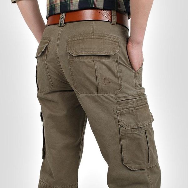 brand men cargo pants army green multi pockets combat casual cotton loose straight trousers tactical pants, Black
brand men cargo pants army green multi pockets combat casual cotton loose straight trousers tactical pants, Black