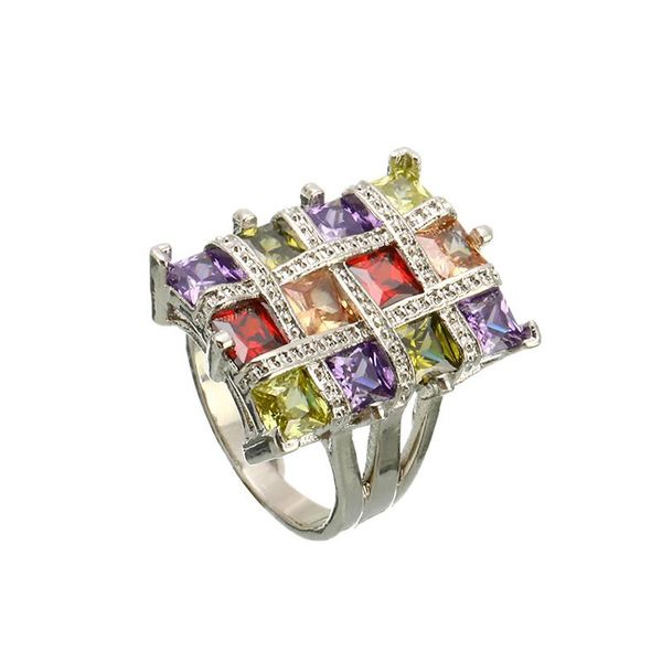 wedding rings colorful rainbow square cubic zirconia ring engagement fashion luxury finger for women size 6 7 8 9 10, Slivery;golden
wedding rings colorful rainbow square cubic zirconia ring engagement fashion luxury finger for women size 6 7 8 9 10, Slivery;golden
