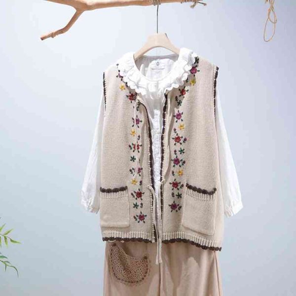women's sweaters spring fresh sweet sleeveless vest knitting embroidery flower sweater women casual vest sx7i, White;black
women's sweaters spring fresh sweet sleeveless vest knitting embroidery flower sweater women casual vest sx7i, White;black