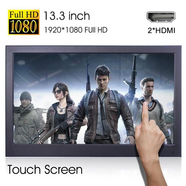 13.3 inch touch panel portable monitor dual hdmi hd 1080p portable computer touch monitor for ps4 switch xbox one lapphone
13.3 inch touch panel portable monitor dual hdmi hd 1080p portable computer touch monitor for ps4 switch xbox one lapphone
