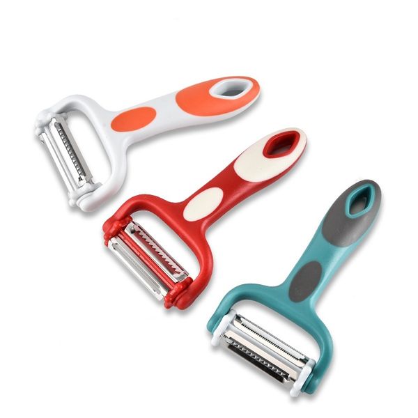3 colors vegetable peeler stainless steel fruits tools good grip y shape fruit peeler for potato, carrot, apple, citrus multifunctional vegg
3 colors vegetable peeler stainless steel fruits tools good grip y shape fruit peeler for potato, carrot, apple, citrus multifunctional vegg