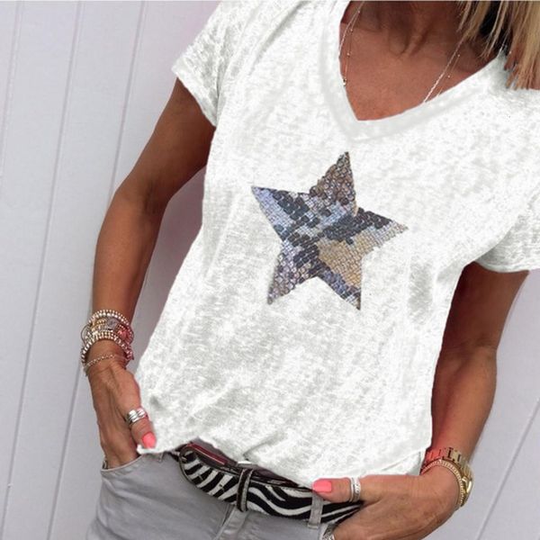 5xl плюс размер топы женщины белый sequined star лоскутная хлопок полиэстер дамы лето sequined v шеи повседневный top casual, White
5xl плюс размер топы женщины белый sequined star лоскутная хлопок полиэстер дамы лето sequined v шеи повседневный top casual, White