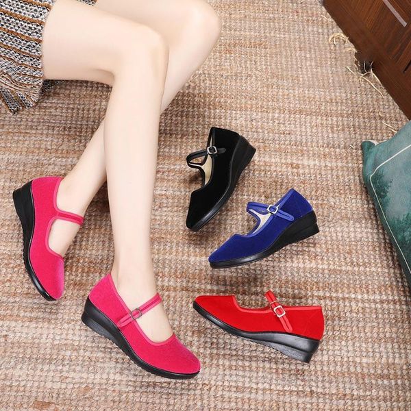 women mary jane buckle pumps suede wedges shoes comfort round toe female fashion casual footwear for girls single shoes, Black
women mary jane buckle pumps suede wedges shoes comfort round toe female fashion casual footwear for girls single shoes, Black