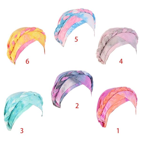 beanie/skull caps bohemia pre-tied turban hat women twisted braided hair cover wrap 2021 female muslim tie-dye print loss cancer chemo cap, Blue;gray
beanie/skull caps bohemia pre-tied turban hat women twisted braided hair cover wrap 2021 female muslim tie-dye print loss cancer chemo cap, Blue;gray