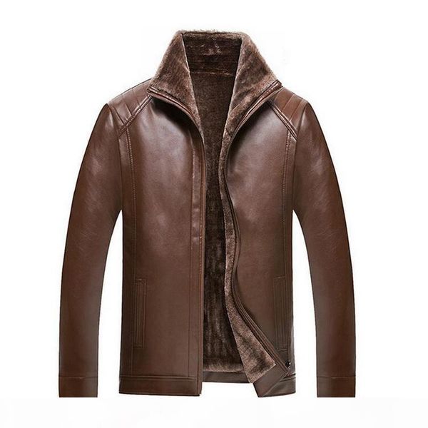 2019 design motorcycle bomber leather jacket men leather jacket fleece lined motorcycle bomber faux coats male outerwear, Black
2019 design motorcycle bomber leather jacket men leather jacket fleece lined motorcycle bomber faux coats male outerwear, Black