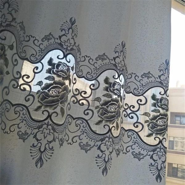 grey embroidered voile curtains for living room the bedroom sheer curtains tulle window fabric drapes wp147# 3
grey embroidered voile curtains for living room the bedroom sheer curtains tulle window fabric drapes wp147# 3