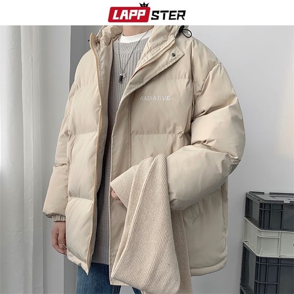 lappster men embroidery solid bubble coat 2020 mens harajuku khaki winter hooded jacket coat streetwear parka puffer jacket lj201216, Black
lappster men embroidery solid bubble coat 2020 mens harajuku khaki winter hooded jacket coat streetwear parka puffer jacket lj201216, Black