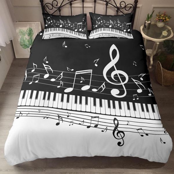 zeimon 3d printing bedding set music note treble clef staff black & white 2/3 pieces duvet cover sets microfiber bed clothes
zeimon 3d printing bedding set music note treble clef staff black & white 2/3 pieces duvet cover sets microfiber bed clothes
