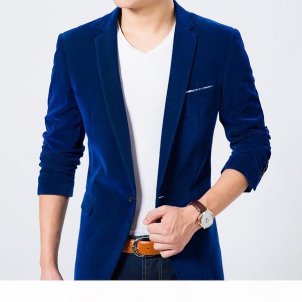 men's autumn spring mens blazers fashion leisure stage suit jacket for men singer slim fit velvet blazer in men's blazers 3xl, White;black
men's autumn spring mens blazers fashion leisure stage suit jacket for men singer slim fit velvet blazer in men's blazers 3xl, White;black
