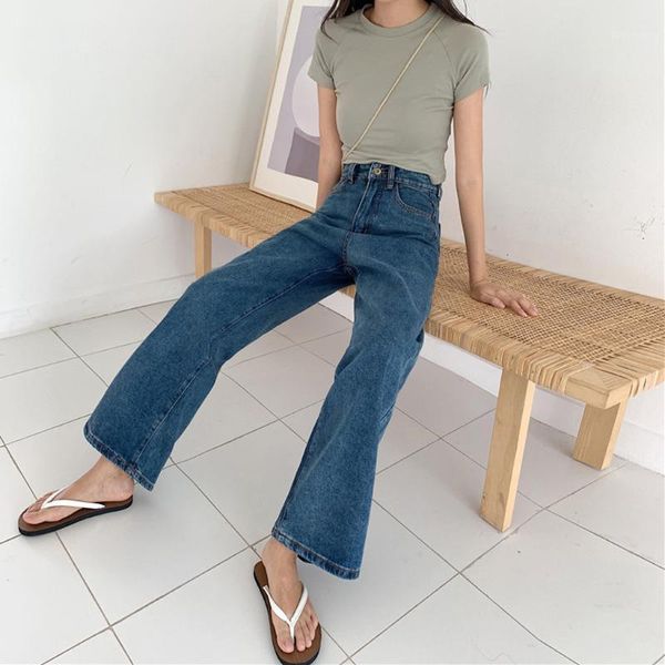 vintage wide leg woman jeans for women mom high waisted jeans blue casual long trousers korean streetwear denim pants 2020#y21
vintage wide leg woman jeans for women mom high waisted jeans blue casual long trousers korean streetwear denim pants 2020#y21