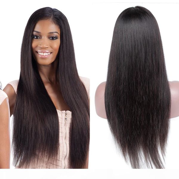 straight human hair wigs 130% density lace front human hair wigs pre-plucked brazilian remy hair wigs, Black
straight human hair wigs 130% density lace front human hair wigs pre-plucked brazilian remy hair wigs, Black