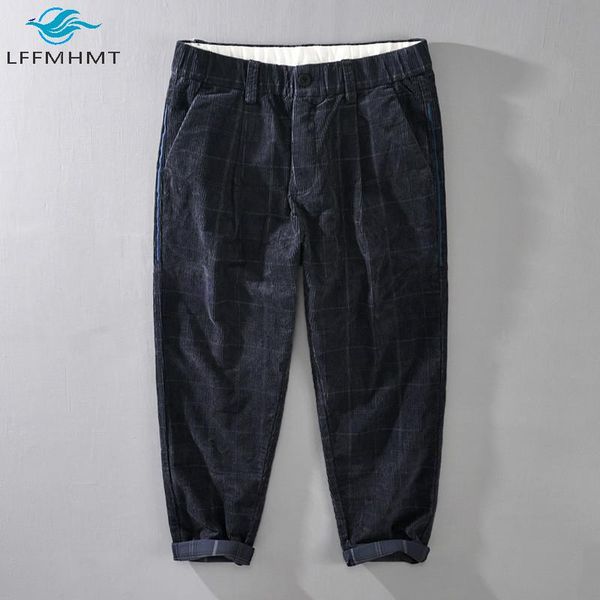 men's pants winter fall fashion plaid casual loose retro cargo male korean style vintage corduroy thicken trousers, Black
men's pants winter fall fashion plaid casual loose retro cargo male korean style vintage corduroy thicken trousers, Black