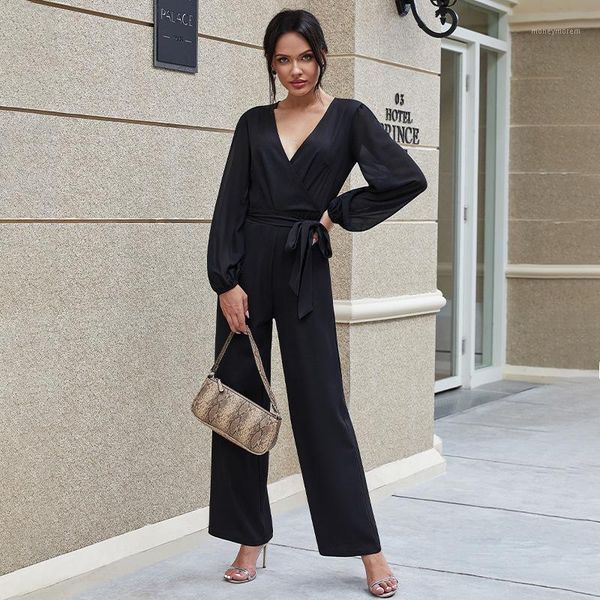jumpsuit for women 2020 formal elegant plus size jumpsuit and rompers suit summer long sleeve overalls formal casual black pants1, Black;white
jumpsuit for women 2020 formal elegant plus size jumpsuit and rompers suit summer long sleeve overalls formal casual black pants1, Black;white