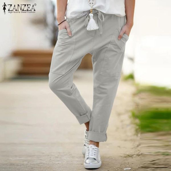 women's pants & capris plus size women long zanzea 2021 fashion ladies casual loose pockets trousers elastic waist streetwear female bo, Black;white
women's pants & capris plus size women long zanzea 2021 fashion ladies casual loose pockets trousers elastic waist streetwear female bo, Black;white