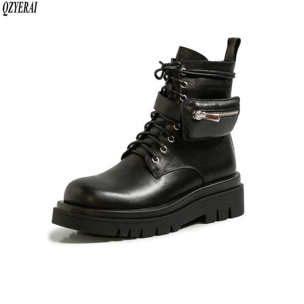 boots 2021 winter british style women thick bottom pocket motorcycle breathable leather ankle fashion, Black
boots 2021 winter british style women thick bottom pocket motorcycle breathable leather ankle fashion, Black