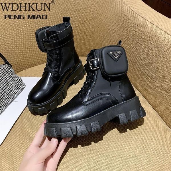 2020 autumn winter new women's thick-soled leather martin boots casual women's boots fashion lace-up high, Black
2020 autumn winter new women's thick-soled leather martin boots casual women's boots fashion lace-up high, Black