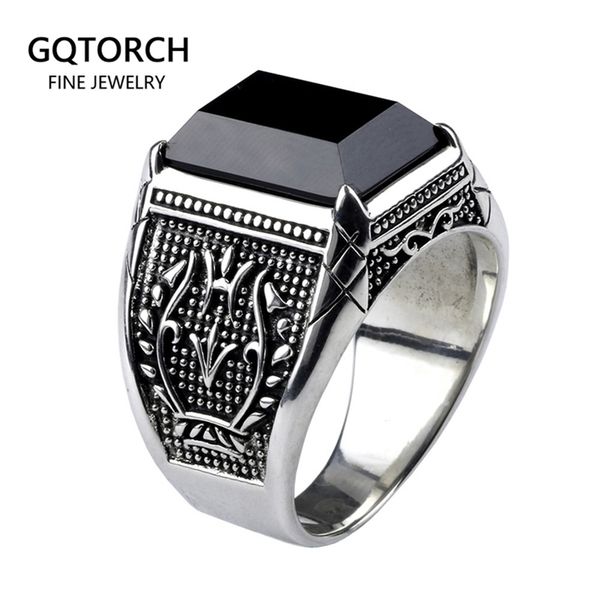 real pure 925 sterling silver mens signet rings with black onyx natural stone retro flower engraved punk rock vintage jewelry 220207, Slivery;golden
real pure 925 sterling silver mens signet rings with black onyx natural stone retro flower engraved punk rock vintage jewelry 220207, Slivery;golden