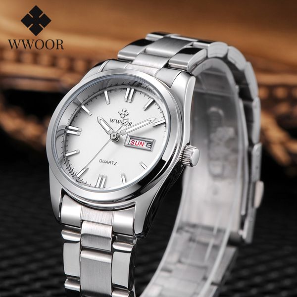 wwoor ladies dress watches day date white small dial quartz woman wrist watch stainless steel waterproof fashion bracelet clocks 201120, Slivery;brown
wwoor ladies dress watches day date white small dial quartz woman wrist watch stainless steel waterproof fashion bracelet clocks 201120, Slivery;brown